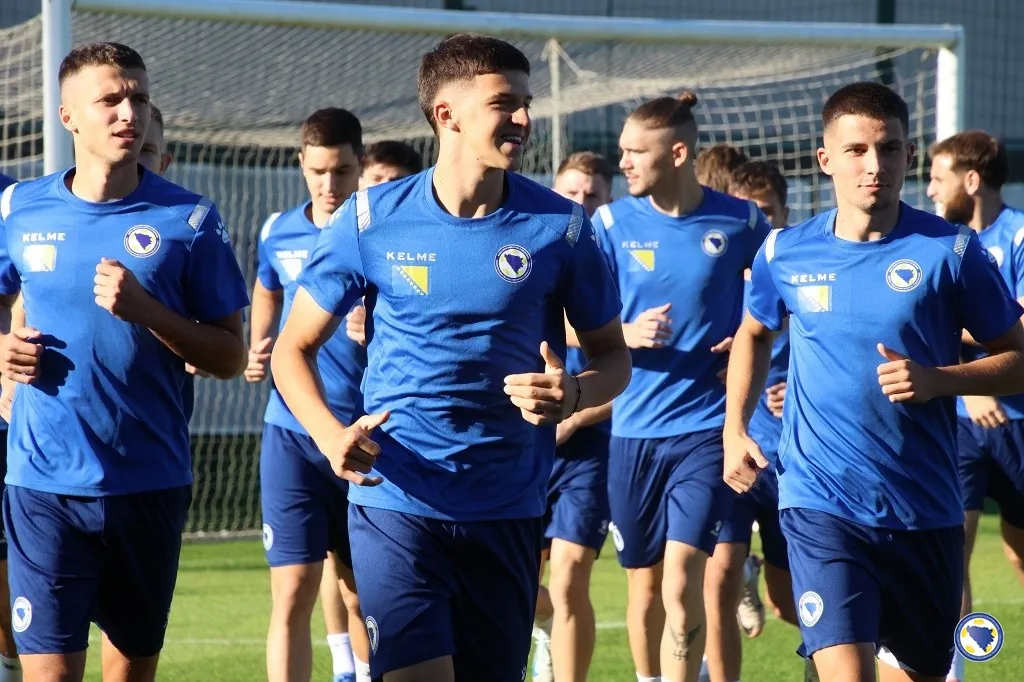 Muharemović kao jedan od lidera U21 reprezentacije Bosne i Hercegovine