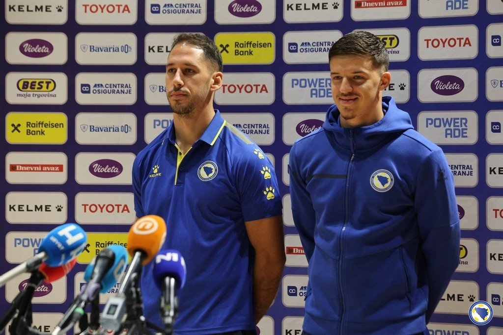 Tarik Muharemović pred utakmicu Bosna i Hercegovina Švedska na Bilinom polju