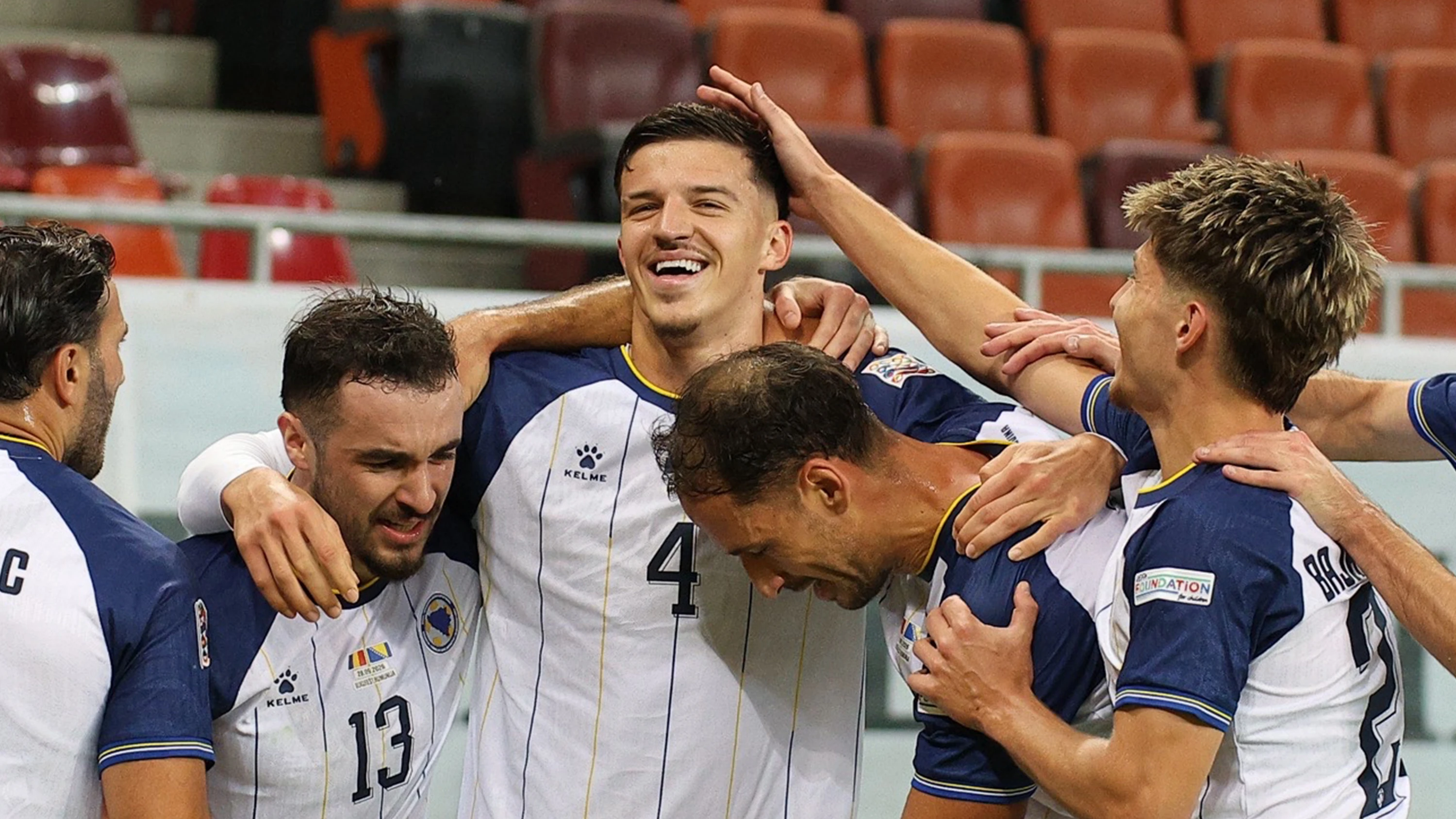 Tarik Muharemović i Gabriel Gudmundsson pred utakmicu Bosna i Hercegovina Švedska